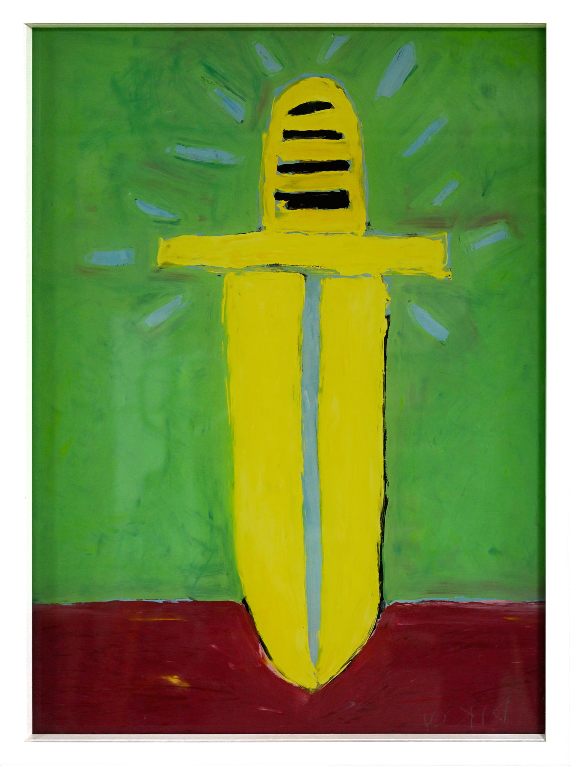 Heiliges Motiv 2023 Öl auf Acrylglas gerahmt, verglast 80-60 cm