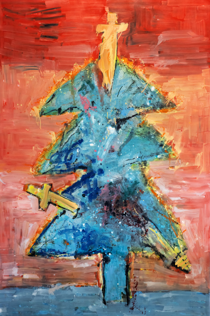 Lichterloh 2024 Öl auf Leinen 300-200 cm