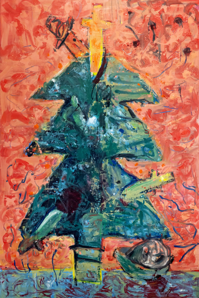 Tannenwalde 2024 Öl auf Leinen 300-200 cm